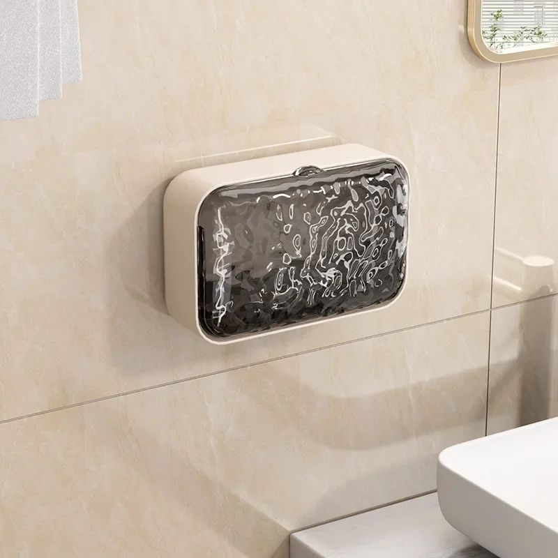 Wall Mounted Double Drain Soap Holder