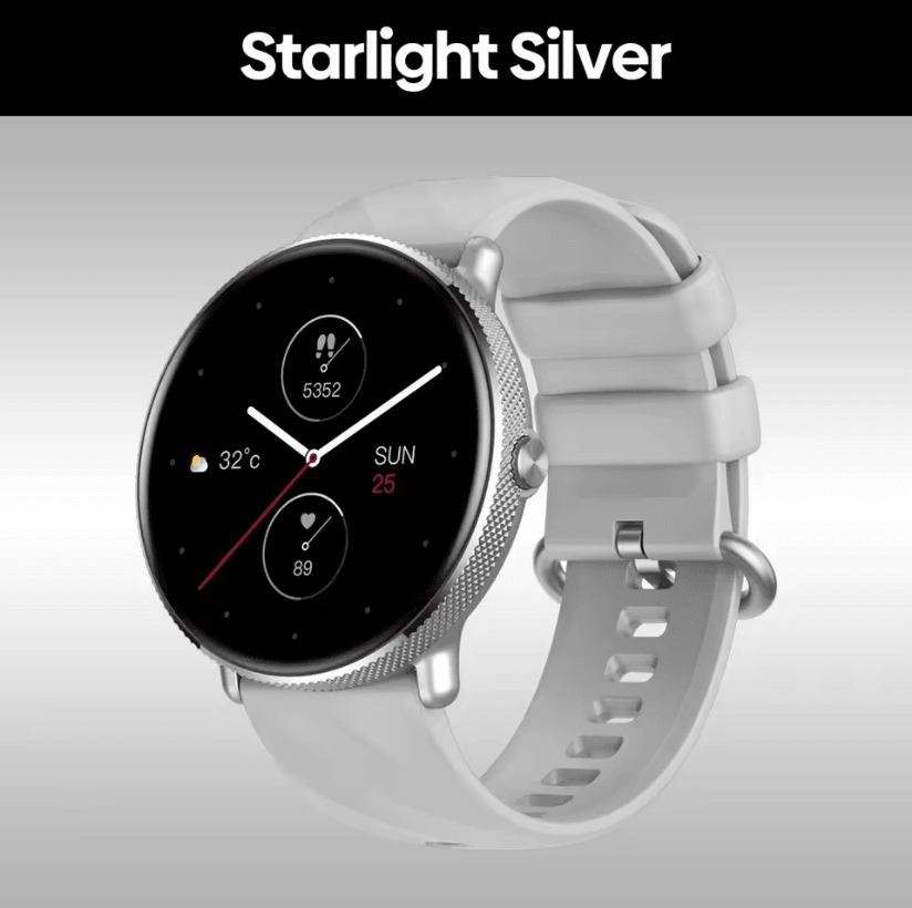 Zeblaze GTR 3 Pro AMOLED Smartwatch with Bluetooth Calling and Fitness Tracking