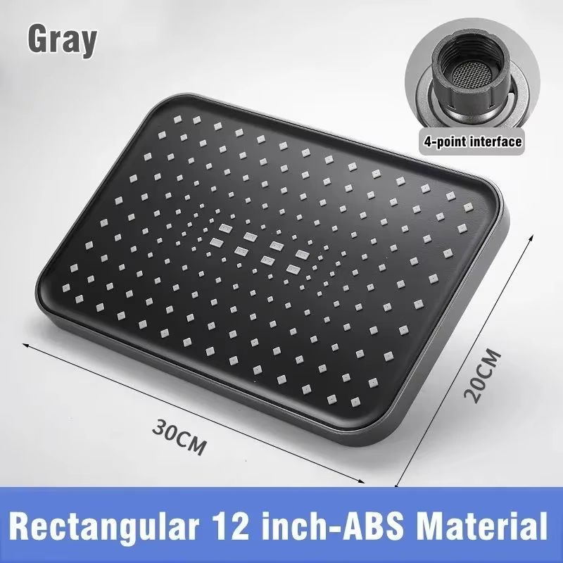 High-Pressure Large Panel Overhead Shower Head Universal Rainfall Showerhead