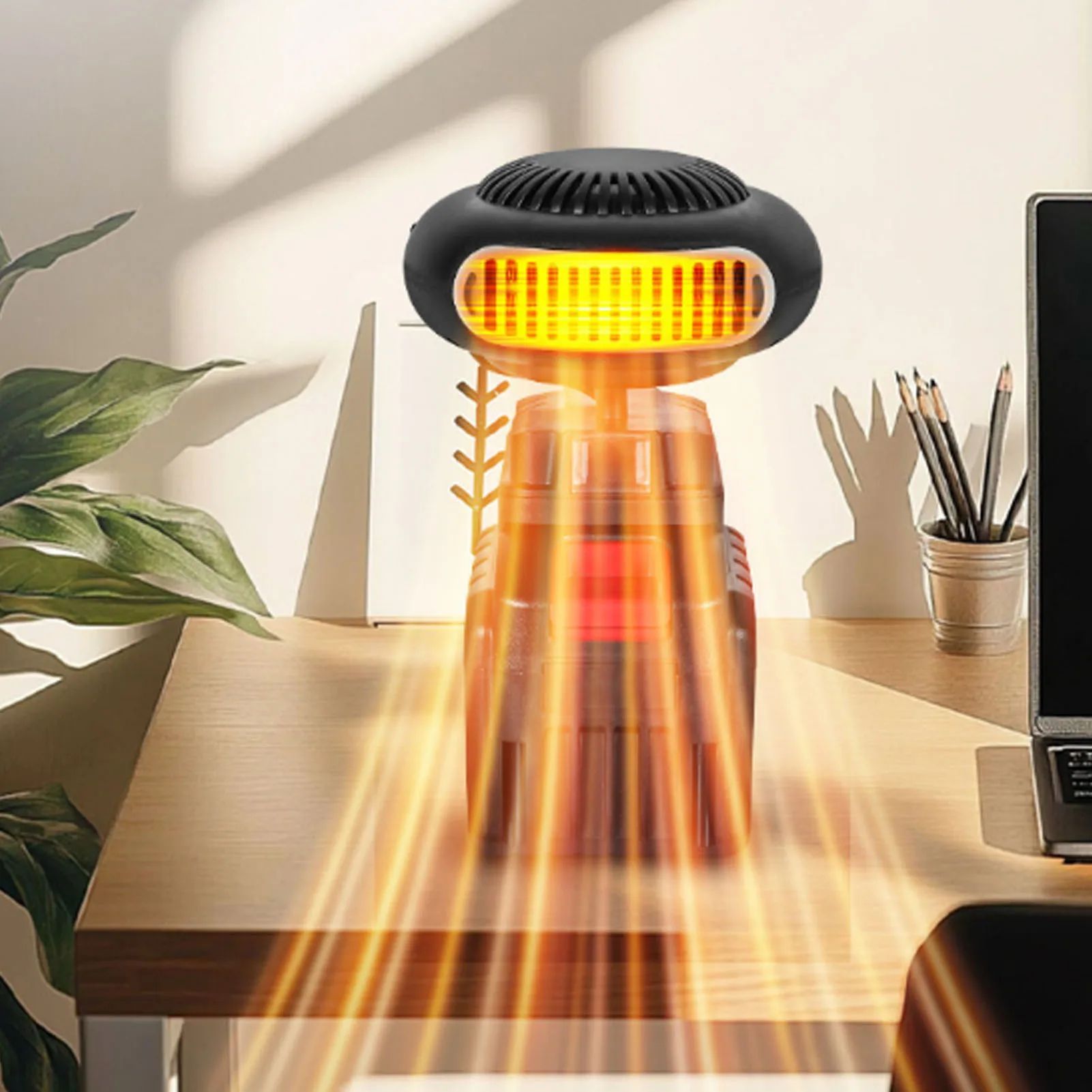 Portable Car Heater & Windshield Defroster – USB Rechargeable Fast Heating Cordless Heater