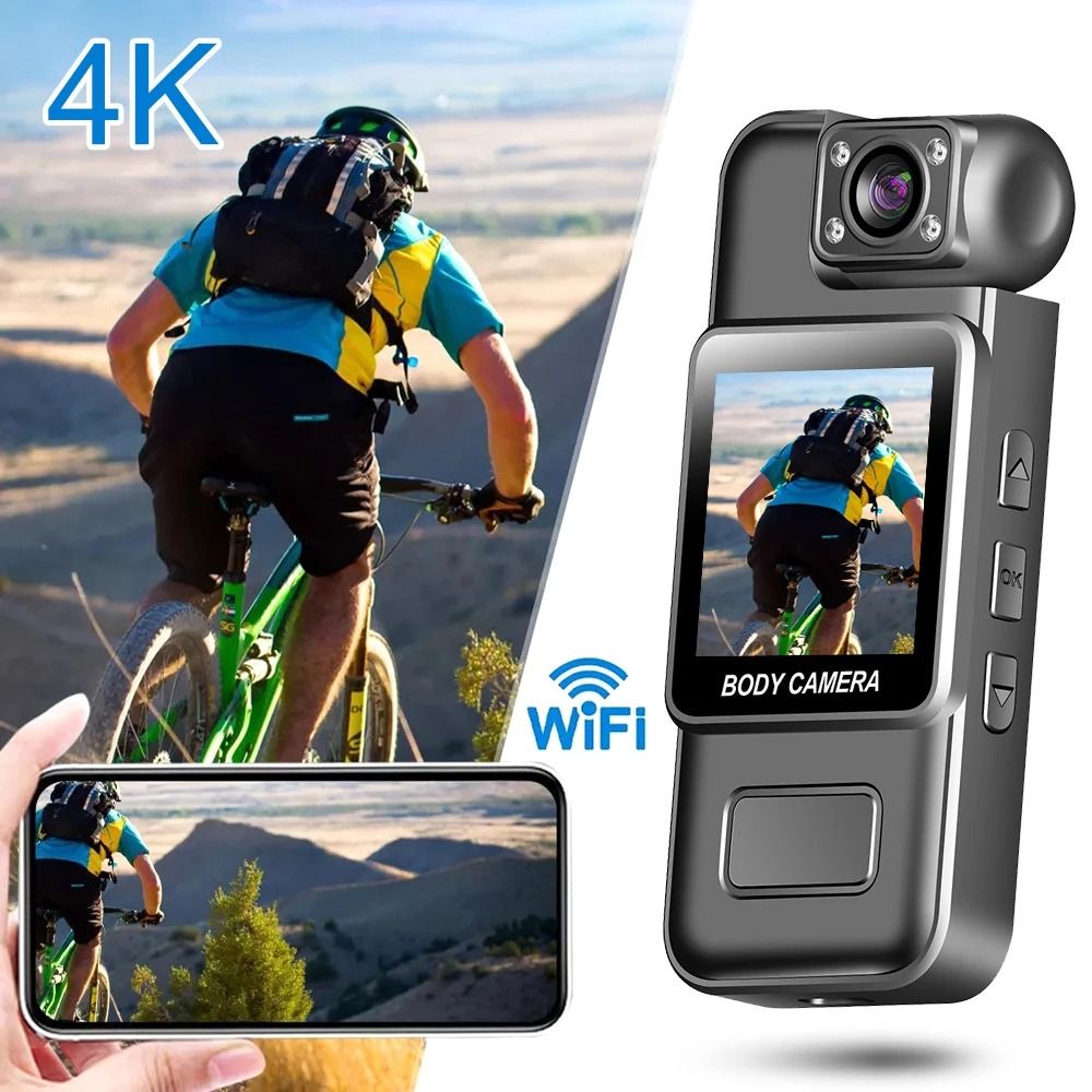 Mini HD Body Camera with Night Vision and Optional WiFi