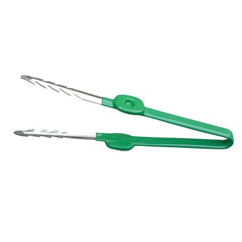Precision Garden Tweezers Tool for Succulents & Weeding Stainless Steel Grip Clip