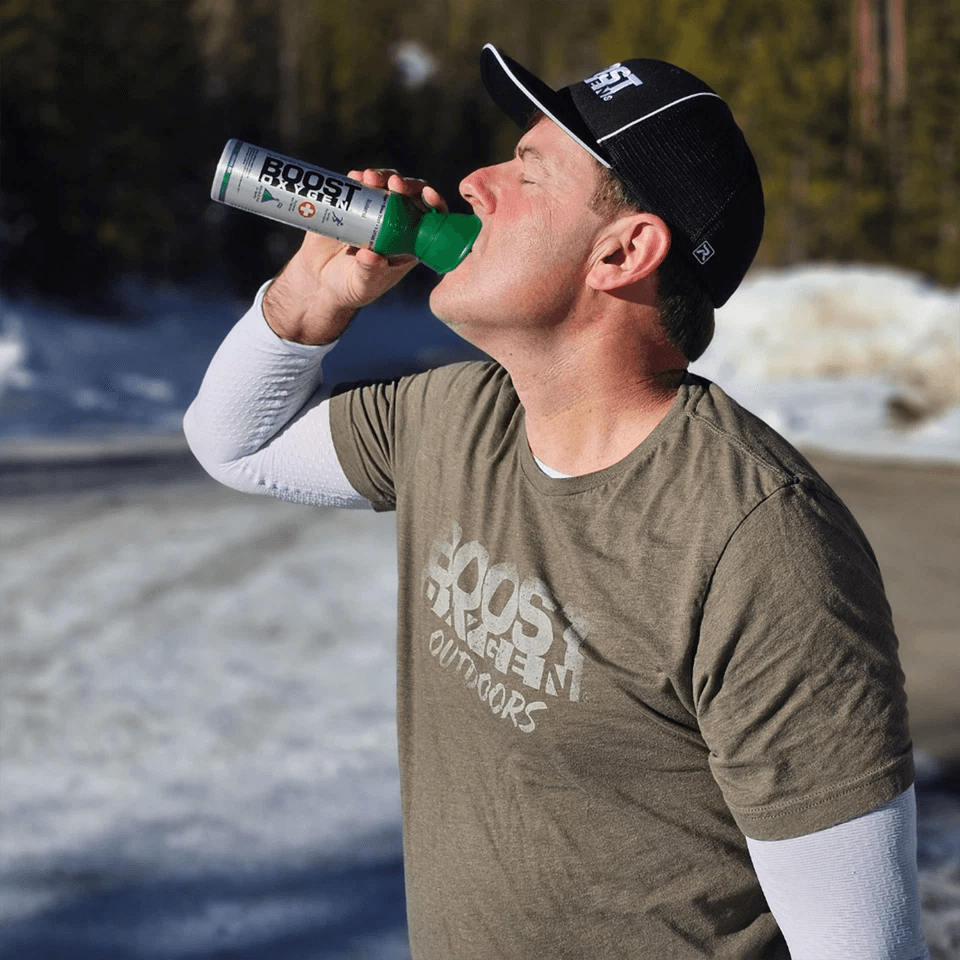Boost Oxygen 5 Liter Natural Canned Oxygen with Mouthpiece, Portable Oxygen for Altitude, Sports, and Wellness