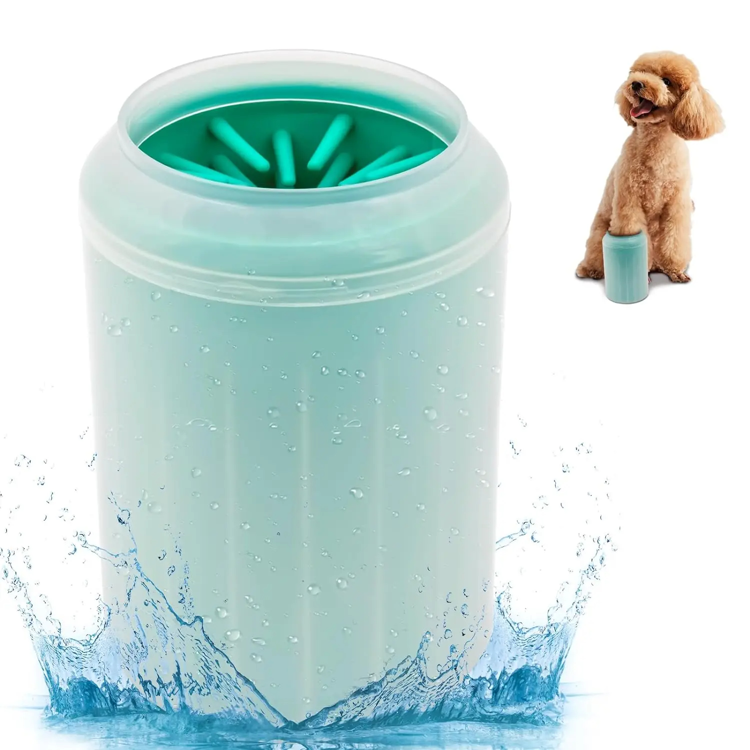 Cat and Dog Foot Cleaner, Soft Silicone Pet Foot Wash Cup, Portable Massage Bath Cleaning Supplies