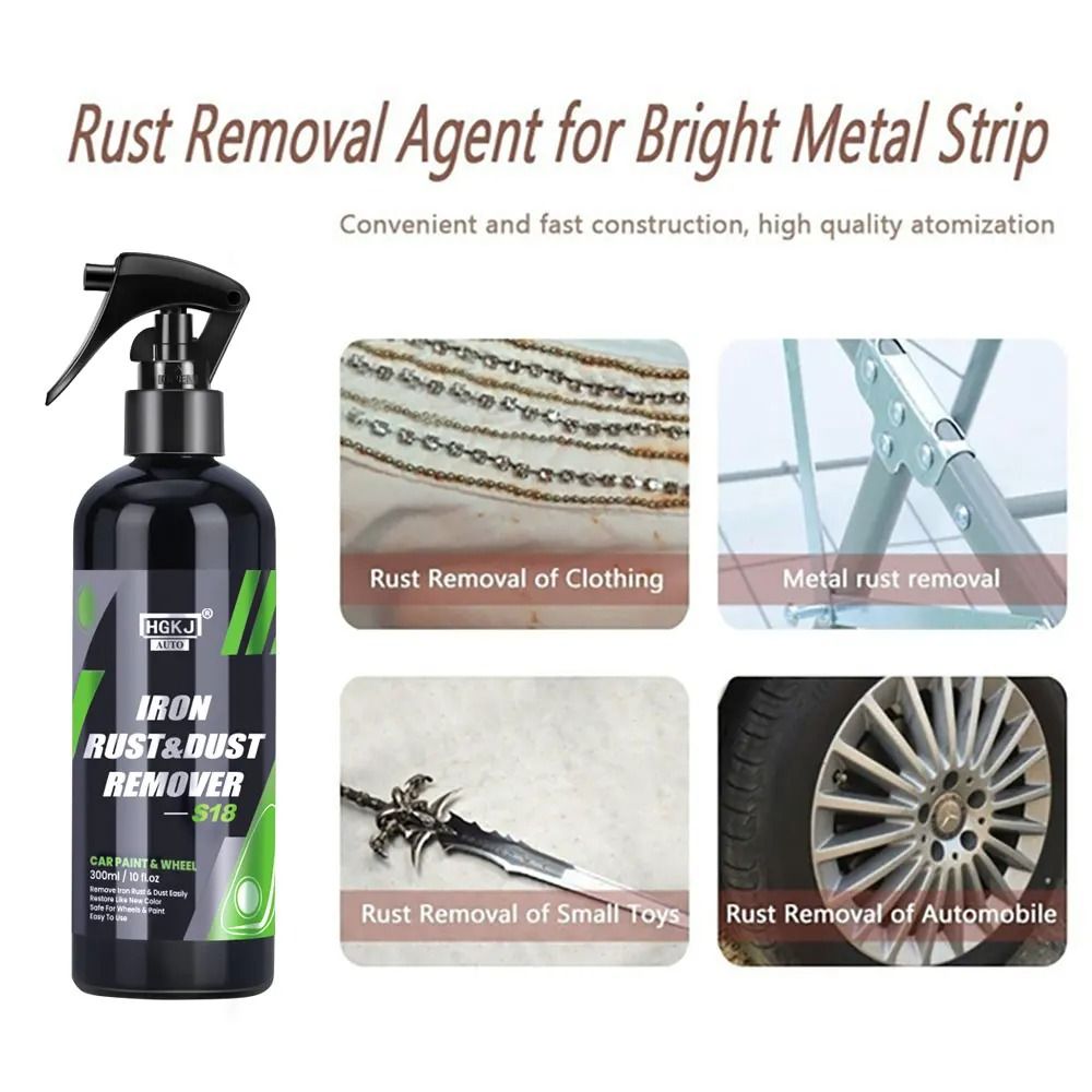Car Paint and Wheel Iron Particle Rust Remover Spray