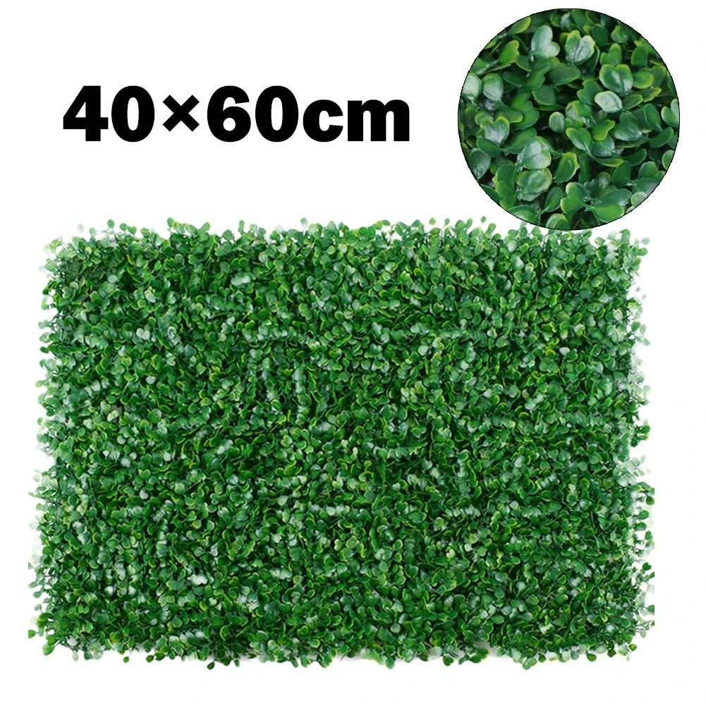 Artificial Boxwood Hedge Wall Panel – Lifelike Greenery Backdrop for Indoor & Outdoor Decor
