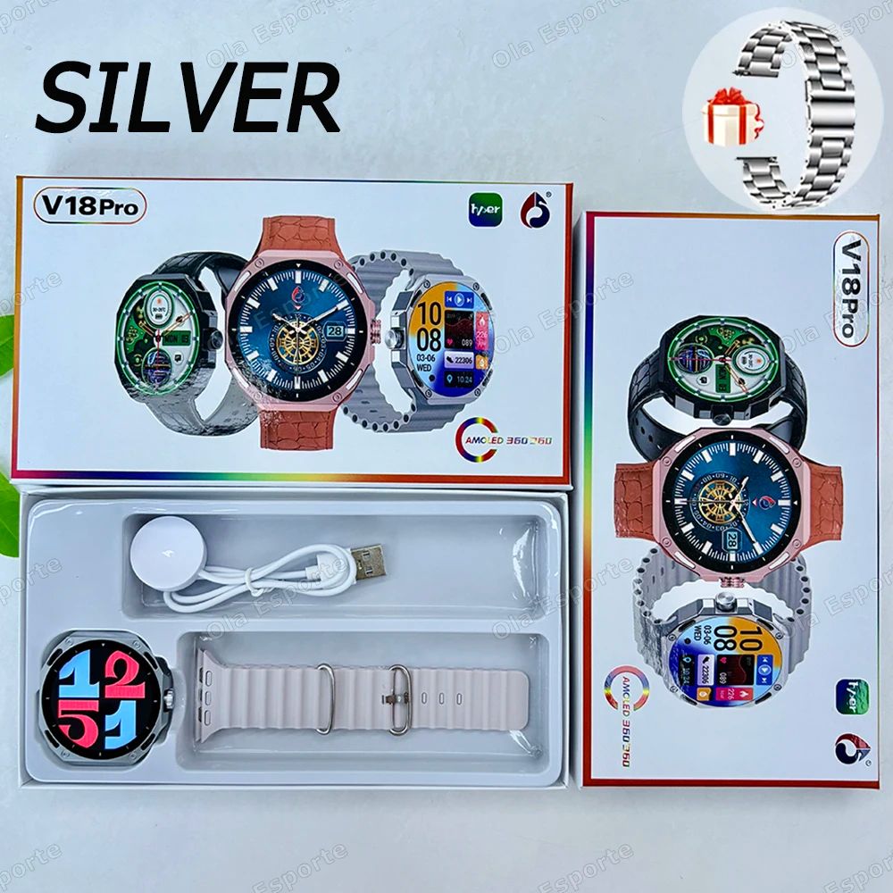 Smart Fitness Watch with AMOLED Display