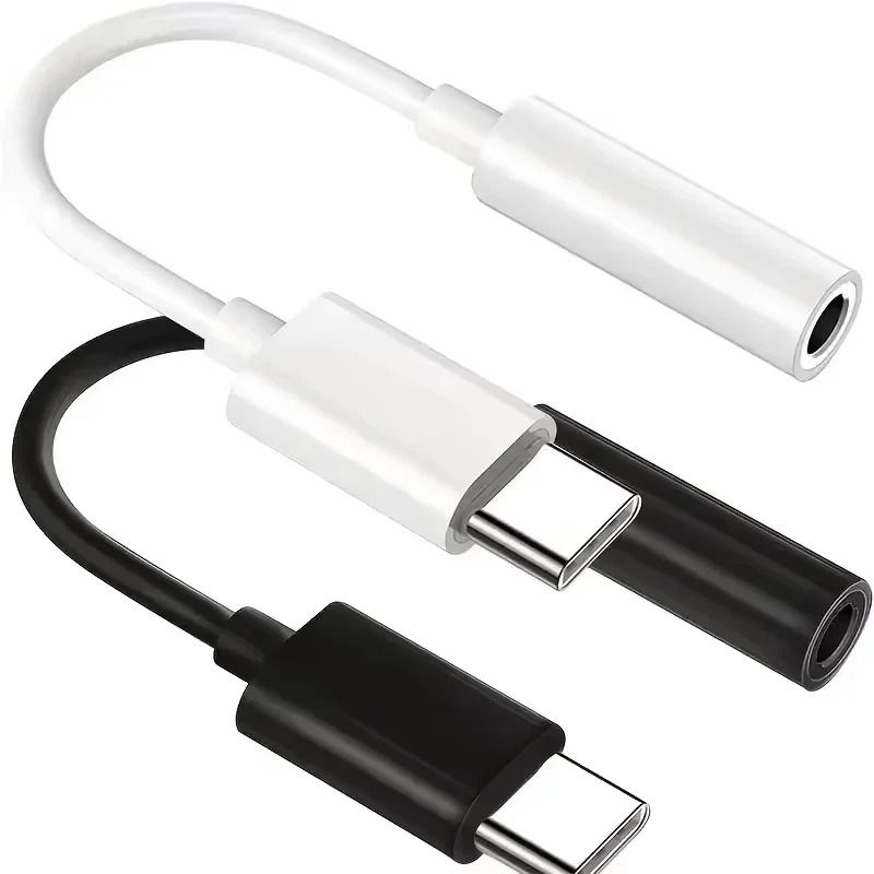 USB C to 3.5mm Adapter Type C Headphone Jack Audio Converter for Smartphones