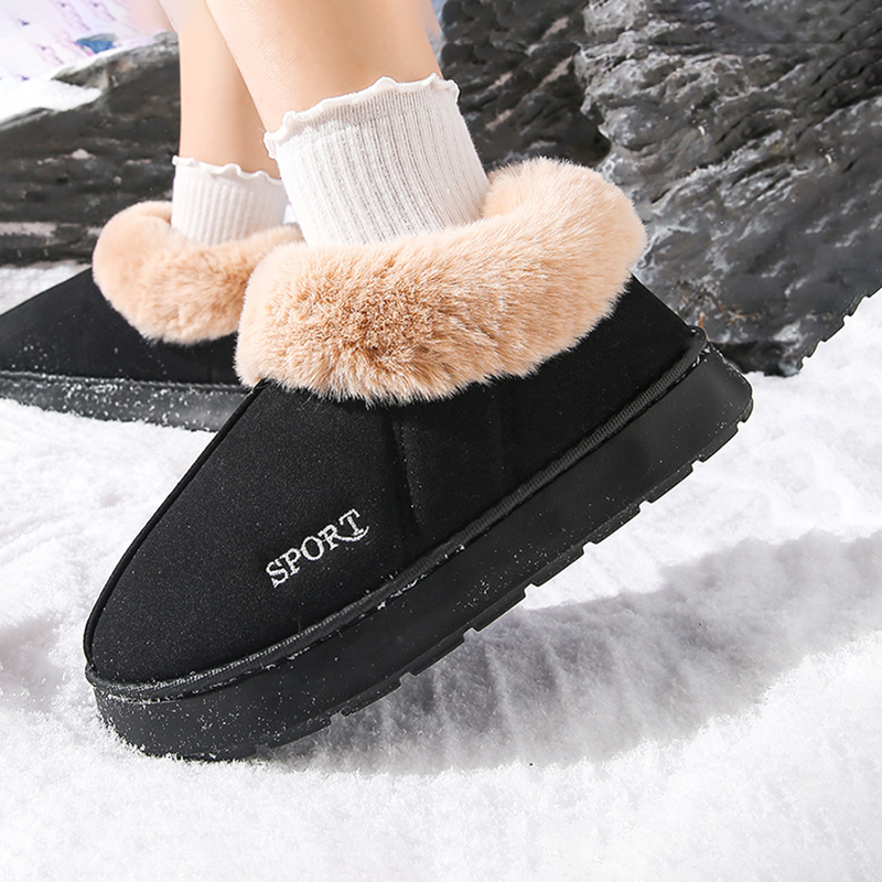 Luxury Fluffy Womens Slippers & Plush Designer Ankle Boots, Cozy Indoor Fuzzy Fur Winter Shoes for Women