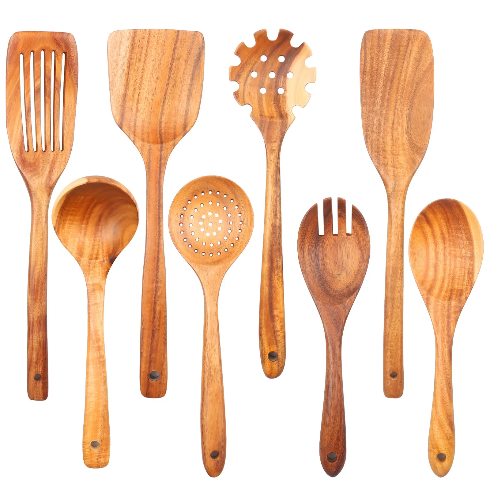Cooking Utensils Wooden Set, Wooden Spoons, Soup Tools, Kitchen Gift