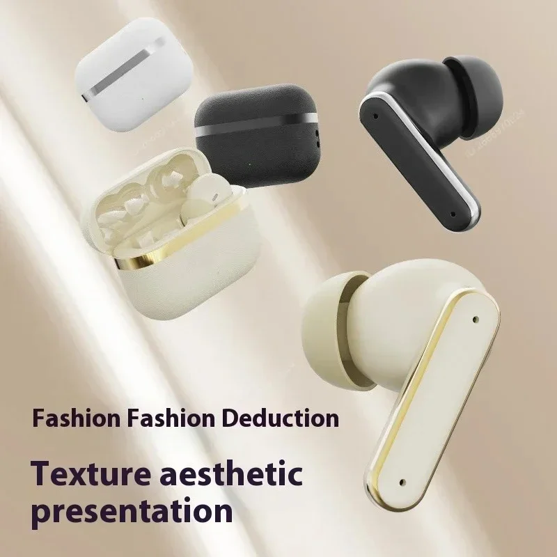 LeatherTouch Wireless Bluetooth Earbuds with Noise Cancellation & Long Battery Life