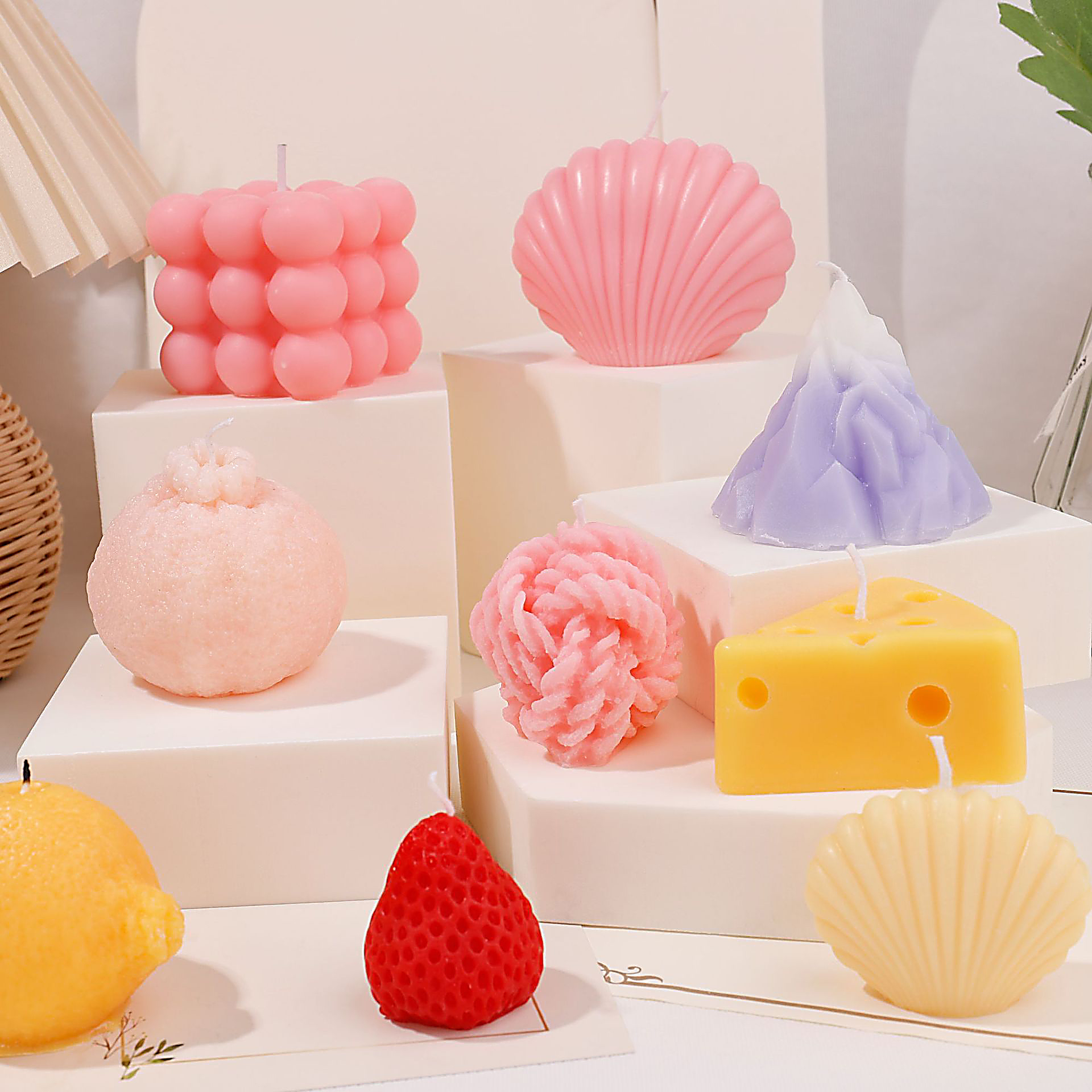 Smokeless Aesthetic Candle Scented Candles Decoration Christmas Handmade DIY Home Room Decor Tools Accessories