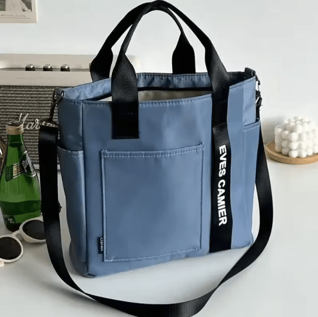 Casual Large Capacity Waterproof Nylon Tote Shoulder Bag Fashion Messenger Handbag