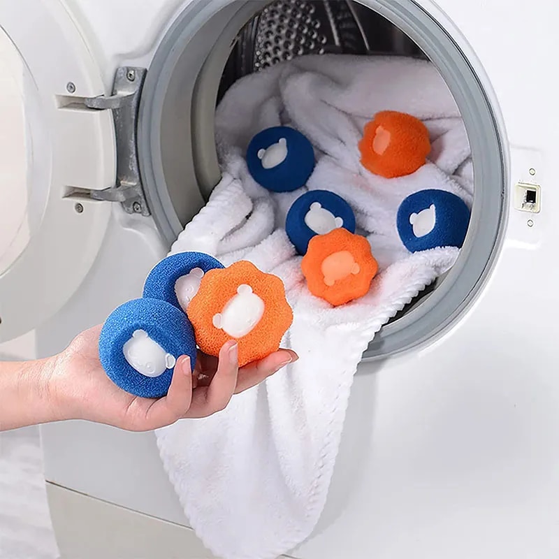 Reusable Pet Hair Remover Laundry Ball Cat Hair & Fur Lint Catcher for Washing Machine