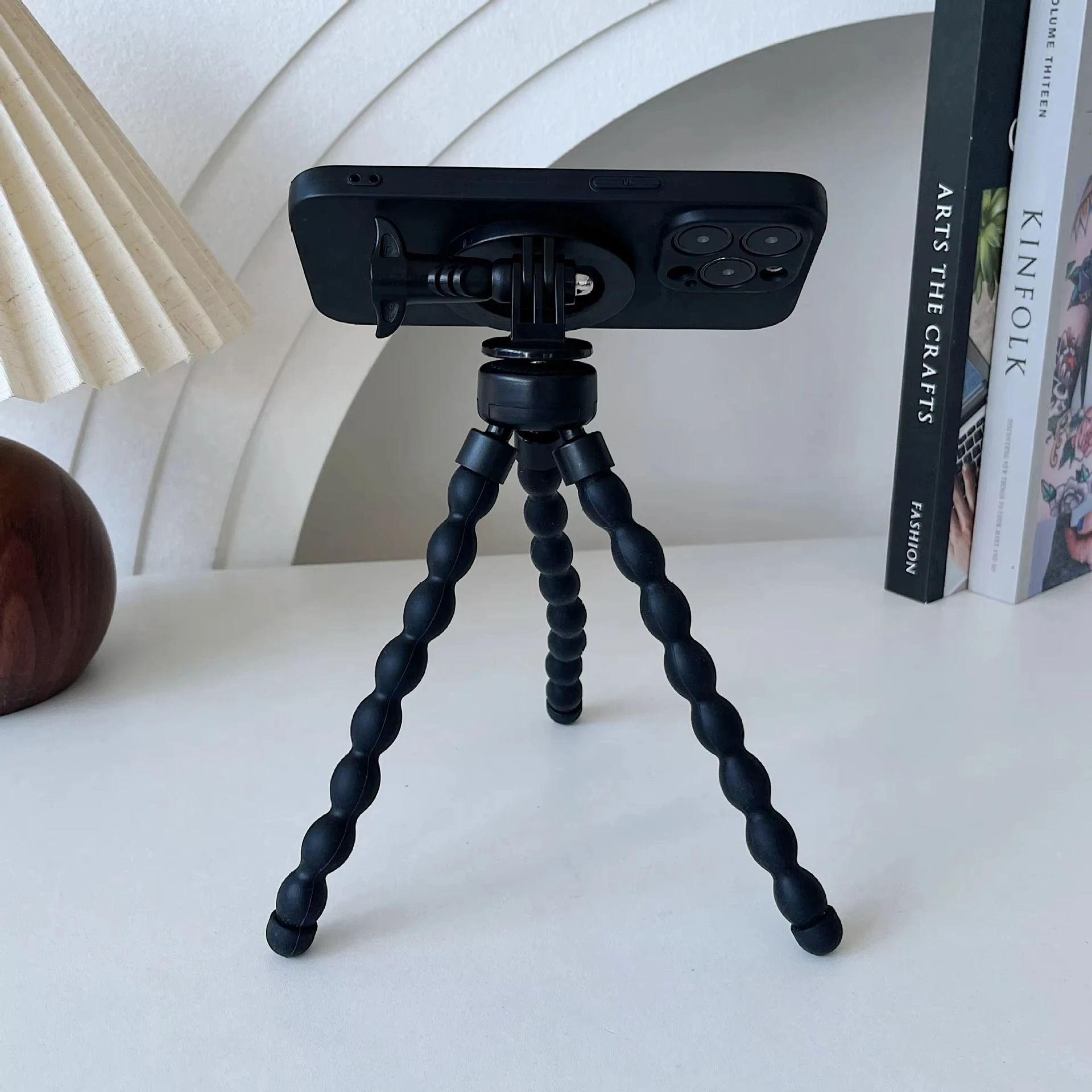 2 in 1 Magnetic Phone Tripod and Stand for Mobile Devices