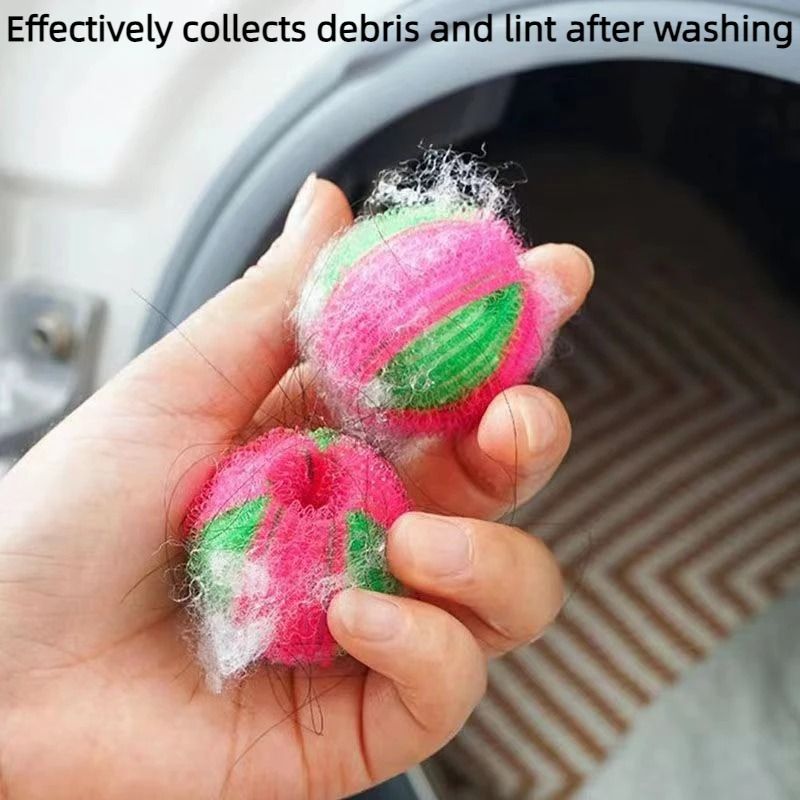 Reusable Roller Washing Machine Hair Remover and Anti-Tangle Laundry Balls