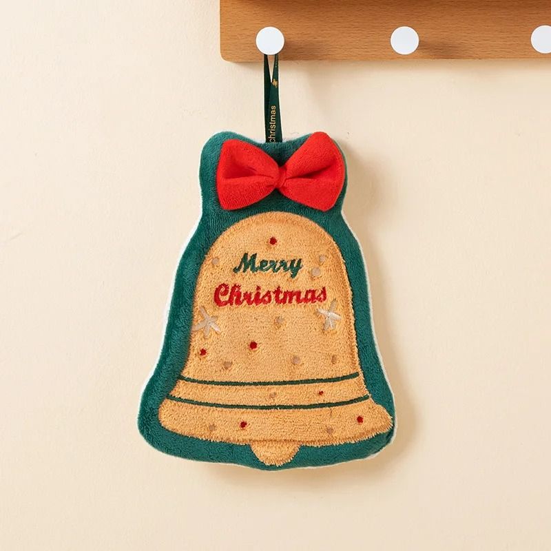 Festive Cartoon Kids Christmas Bath Towel