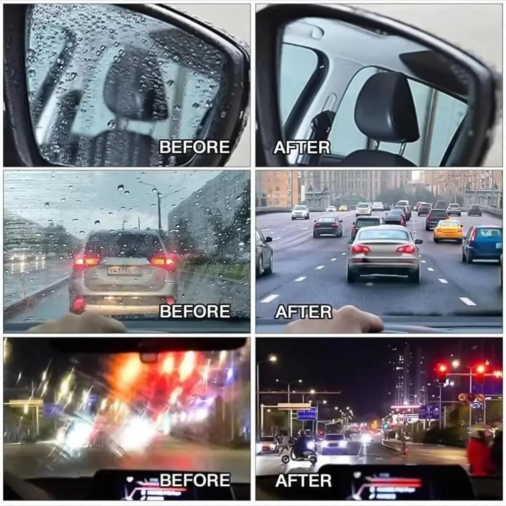 Car Glass Cleaner Brush for Windshield Oil Film Removal