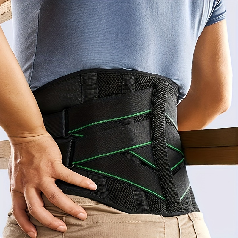Adjustable Lower Back Support Brace for Pain Relief Breathable Waist Lumbar Support for Herniated Disc.