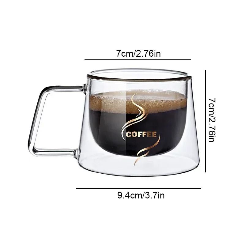 Transparent Heat Resistant Espresso Cup