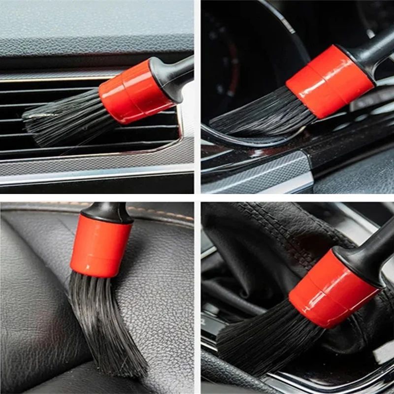 Premium Car Detailing Brush Set for Interior, Wheels & Vents