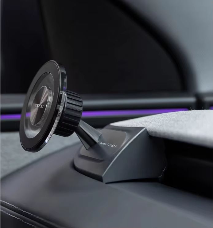 Magnetic Car Phone Holder for Tesla Model 3 Highland & Model Y 2025 – TEMAI Dashboard Mount Accessory