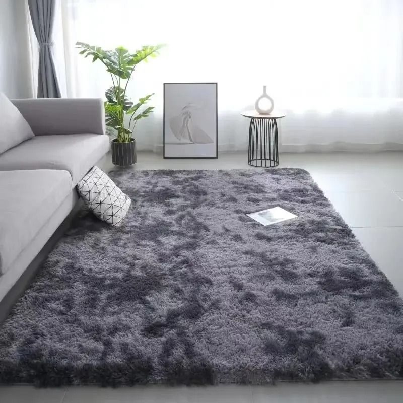 Soft Washable Tie Dye Non Slip Area Rug for Kids Bedroom Living Room
