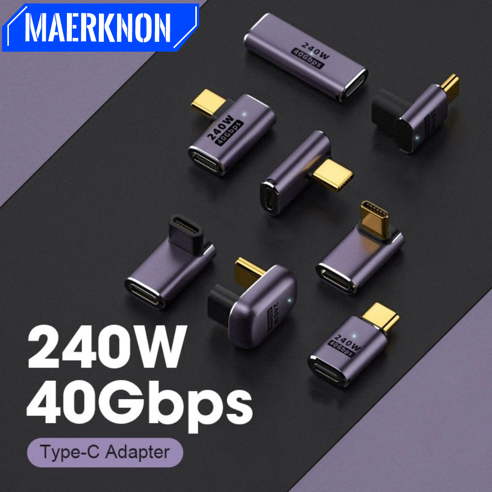 USB OTG Type C Adapter L Style Male to Female