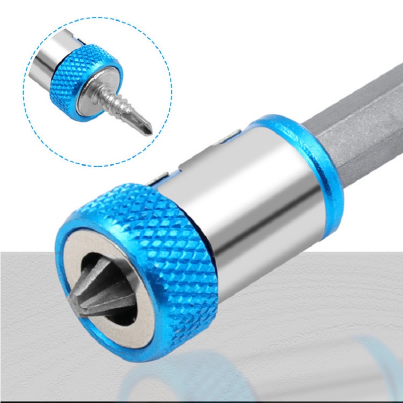 Magnetic Ring Screwdriver Bits, High-Strength Magnetizer for Secure Screw Locking