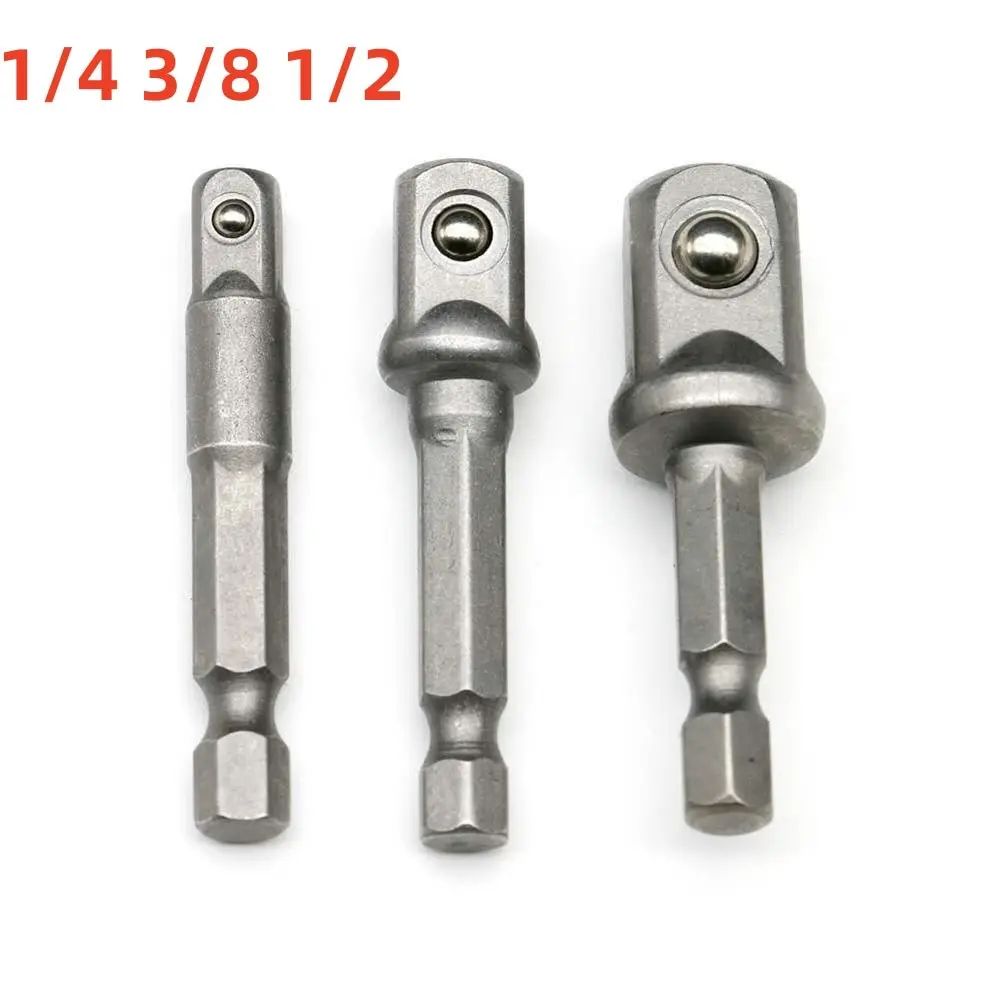 Drill Socket Adapter Set 3 Piece Impact Extension