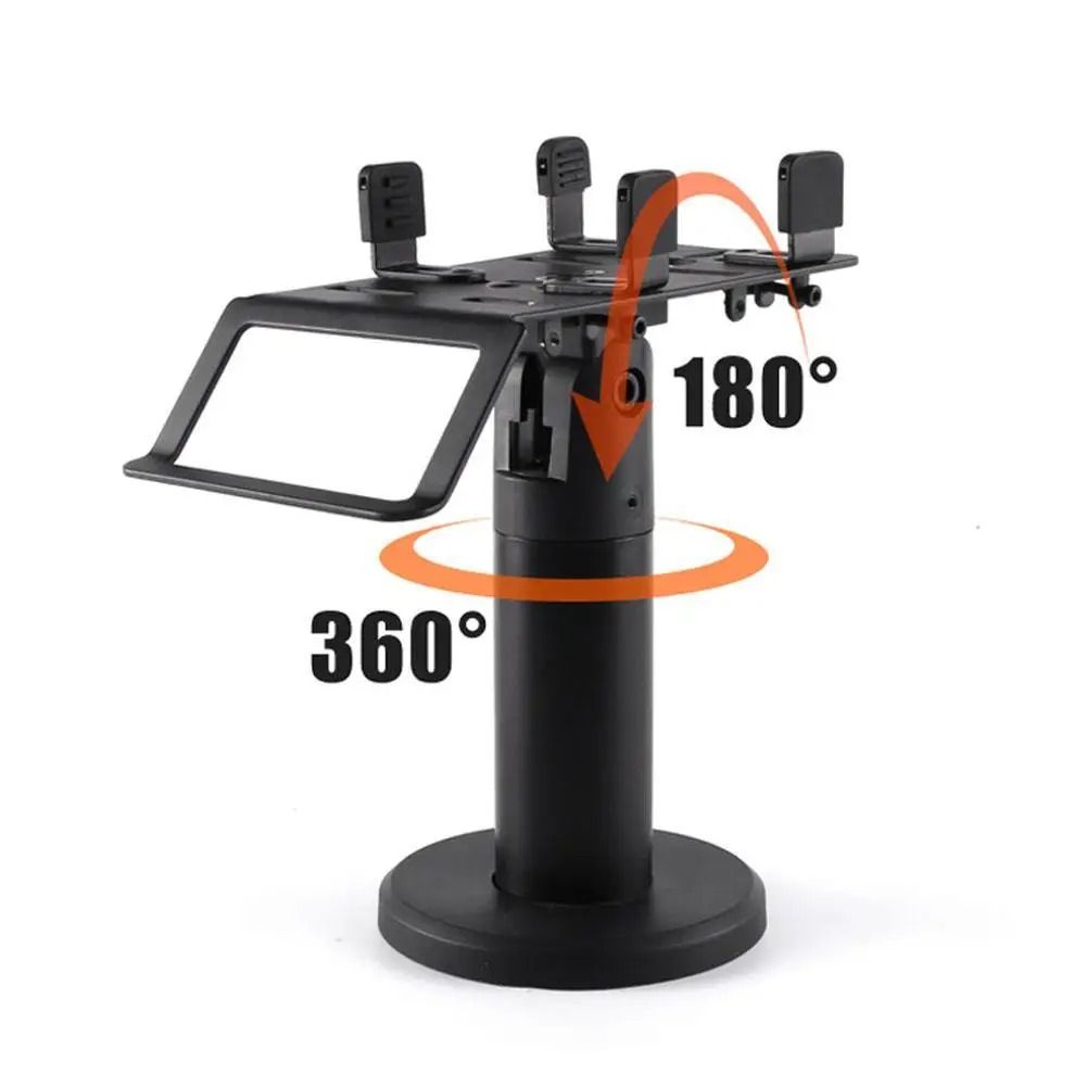 Heavy-Duty Rotatable POS Terminal Stand | 360° Adjustable Countertop Credit Card Machine Bracket