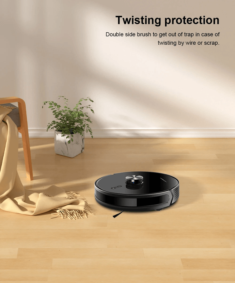 Liectroux X6 Robot Vacuum Cleaner with Lidar Navigation and Carpet Boost