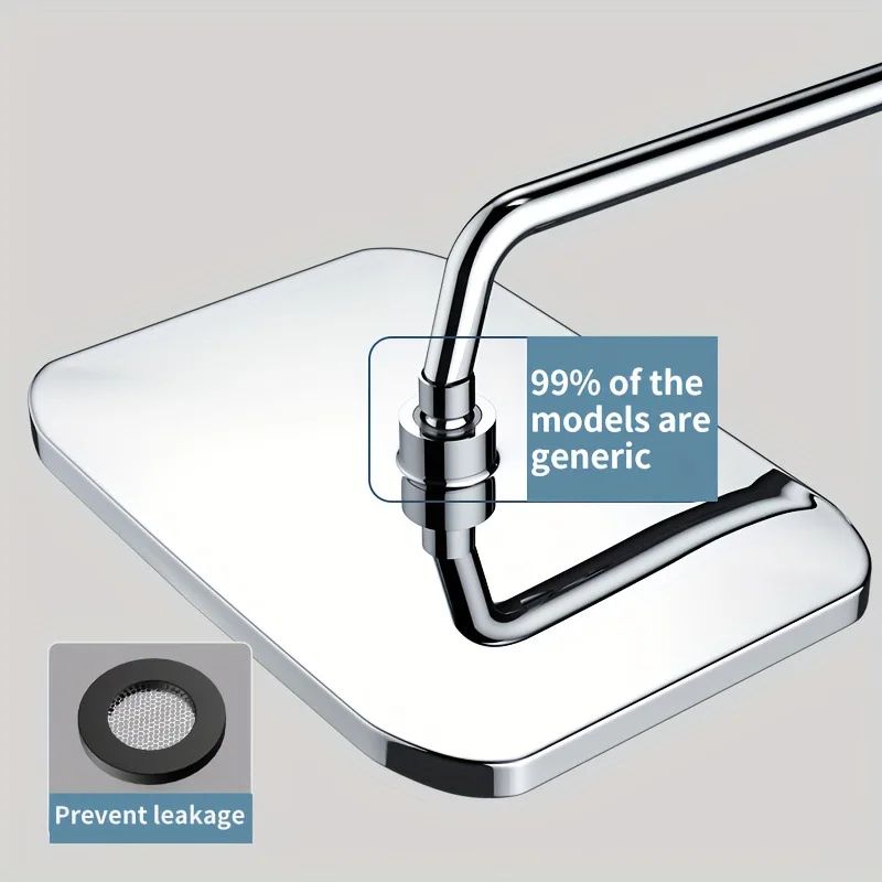 12-Inch Rain Shower Head and Handheld Combo – High Pressure 3-Mode Bathroom Shower Set
