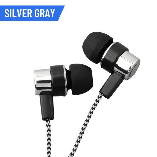 3.5mm In-Ear Wired Headphones – Deep Bass Stereo Earbuds with Noise Isolation