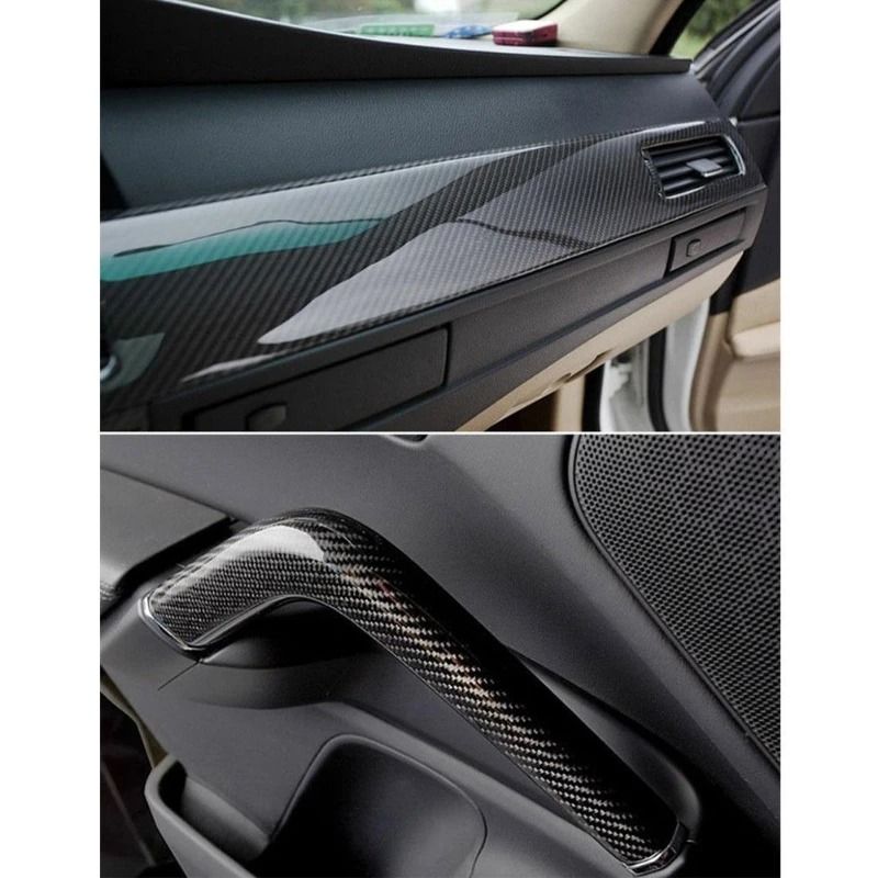 7D Carbon Fiber Vinyl Wrap Glossy Car Styling Film Roll