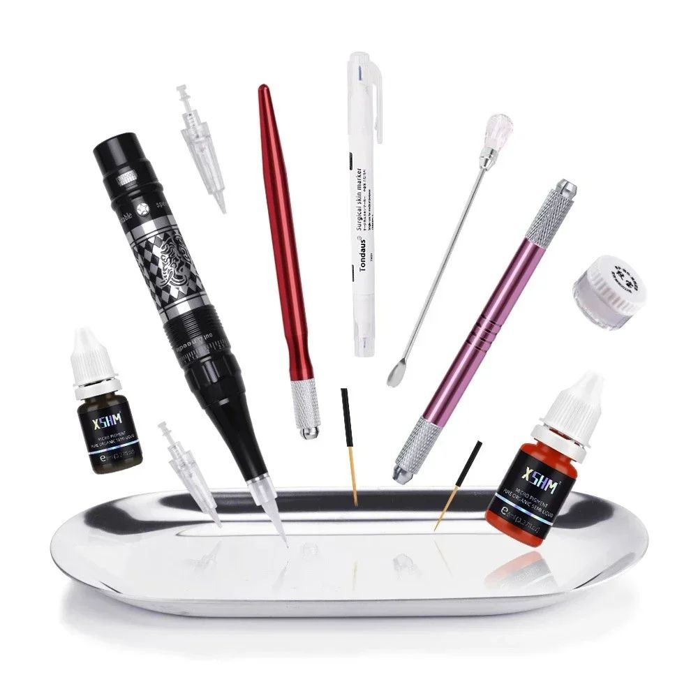 Stainless Steel Surgical Tray – Medical Disinfection Plate for Tattoo & PMU Tools
