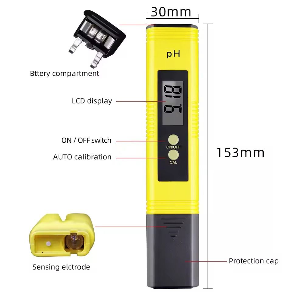 Digital PH and TDS Water Tester Kit with LCD Display