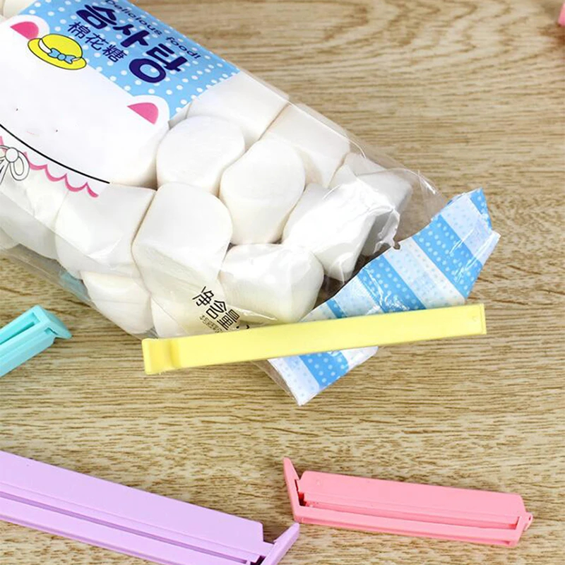 Portable Kitchen Storage Food Snack Seal Sealing Bag Clips Plastic Tool, Sealer Clamp for Kitchen Accessories
