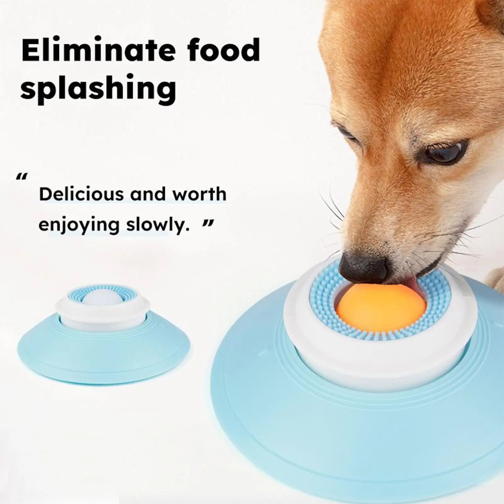 Dog Slow Feeder Lick Bowl