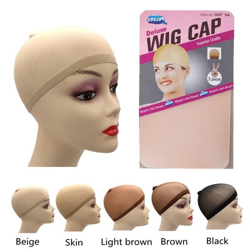 Ventilated Nylon Mesh Wig Cap Set