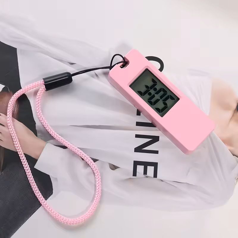 GlowKey LED Digital Keychain Pocket Watch