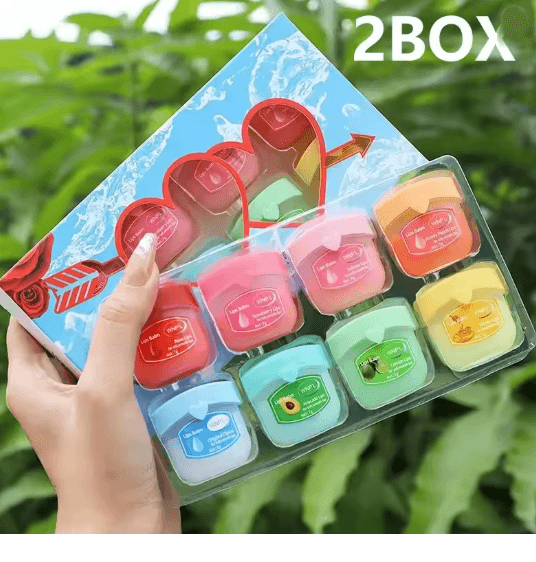Fruit Lip Balm Set Moisturizing Non Sticky Lip Care Collection