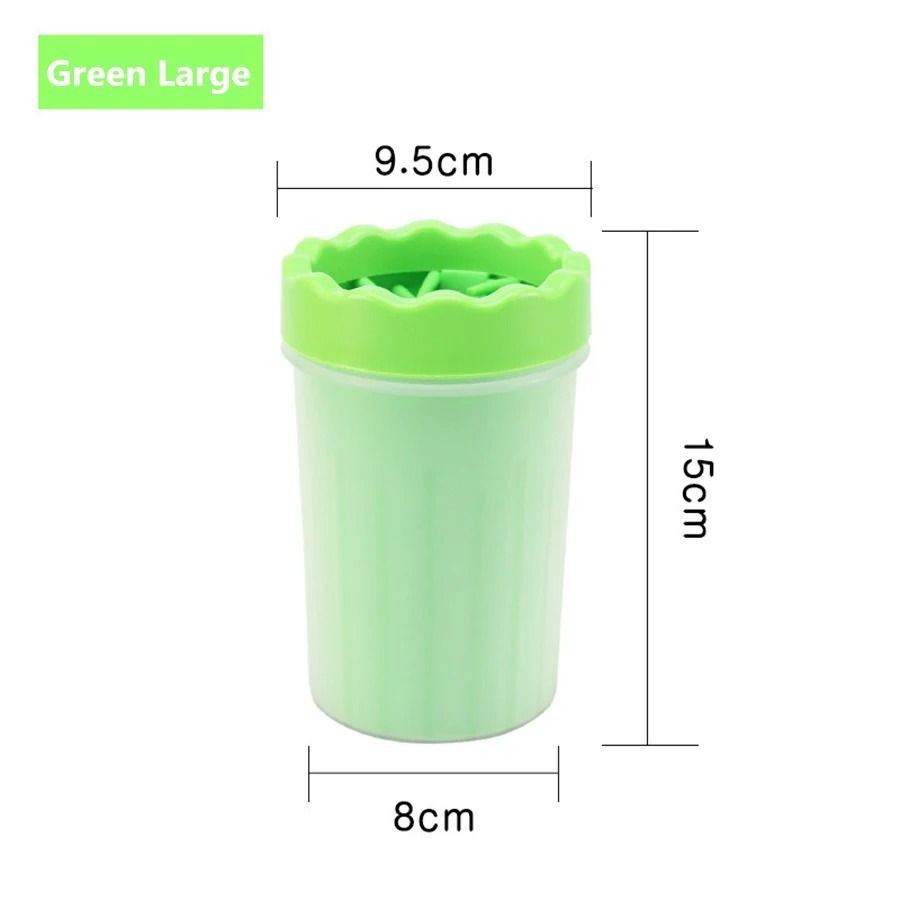 Pet Paw Cleaning Cup with Soft Silicone Brush