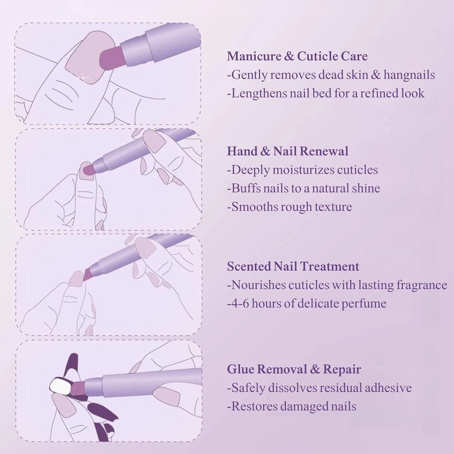 3-in-1 Ceramic Precision Nail Care & Repair Pen