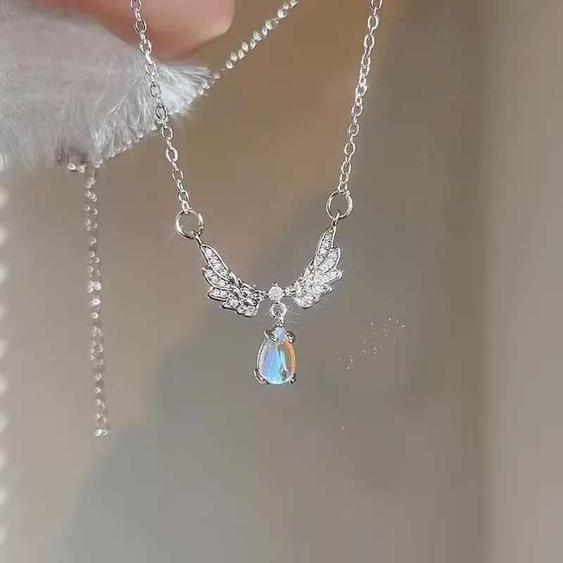 Sweet Pink Bow Pendant Necklace