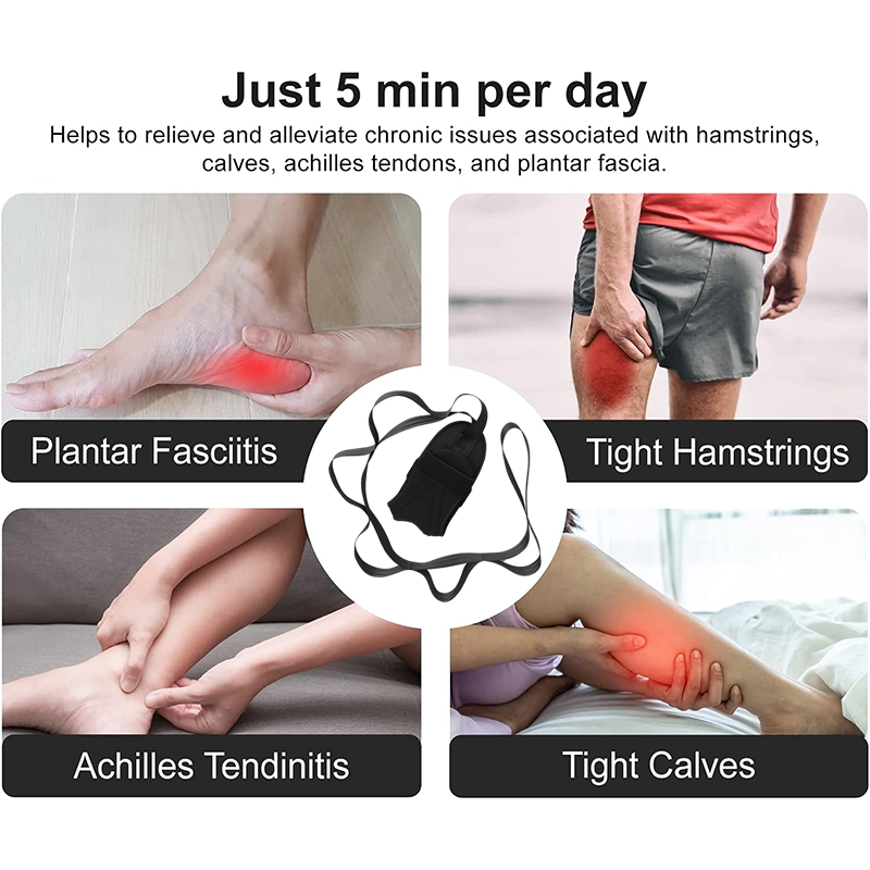 Foot Stretching Band, Segmented Yoga Stretching Band, Leg and Foot Training, Adjustment Assisted, Rehabilitation