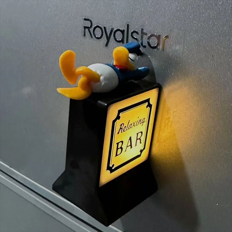 LED Fridge Magnet Light Up Refrigerator Sticker USB Magnetic Decor