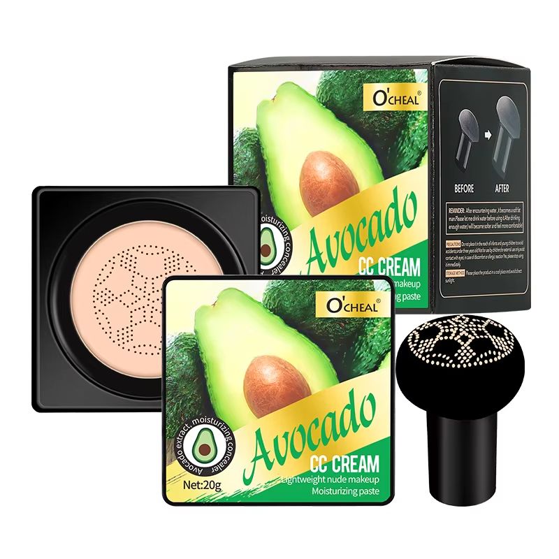 OCHEAL Mushroom Head BB Cream Foundation – Smooth Face Makeup Concealer Cushion Compact