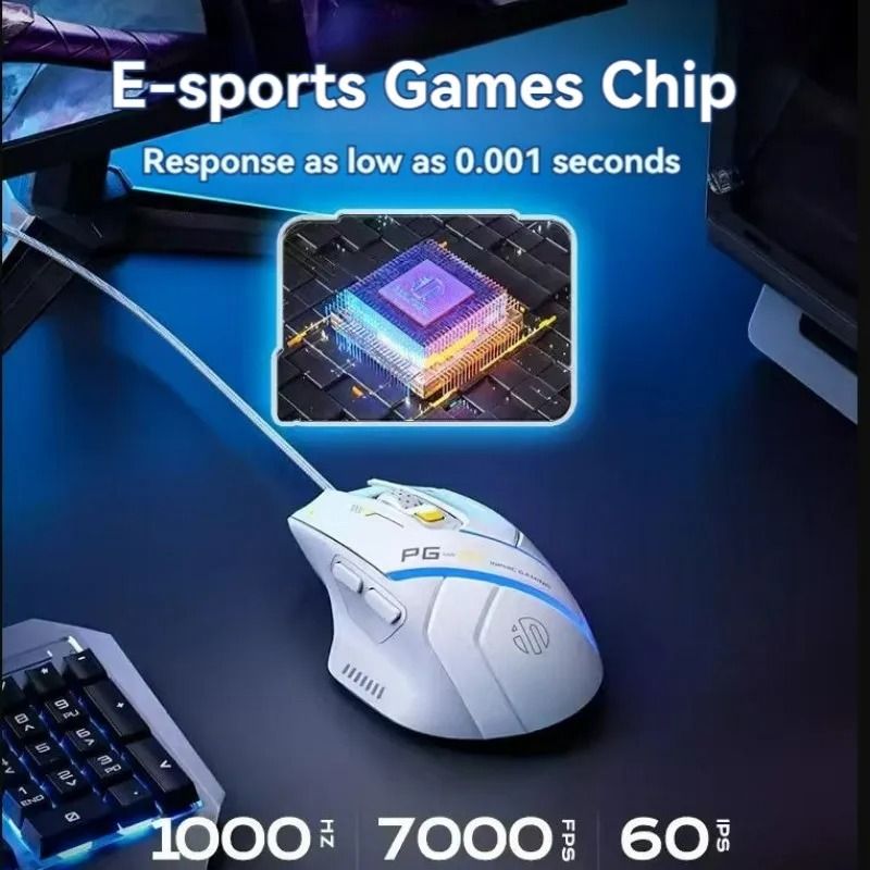 High-Polling Wired RGB Gaming Mouse