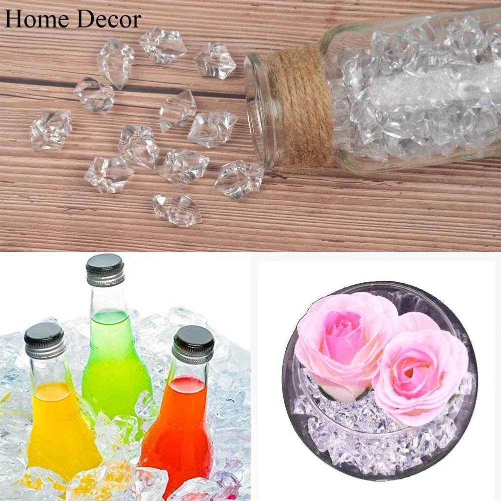 Clear Acrylic Crushed Ice Vase Fillers